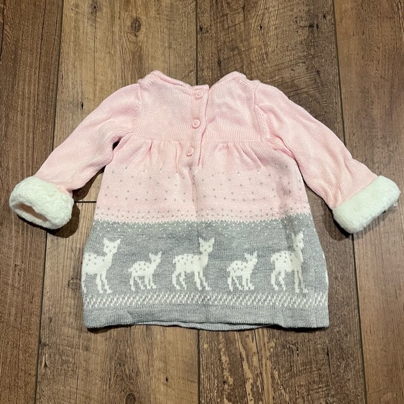 Janie and Jack Sweater Dress, 0-3 months - Picture 3 of 5